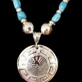 SS Aztec Circle of Life Pendant Billy Jack Designs